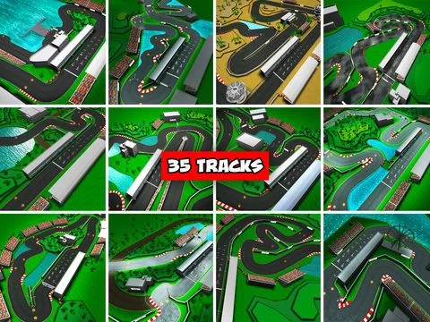 Изображение игры: MiniDrivers - The game of mini racing cars