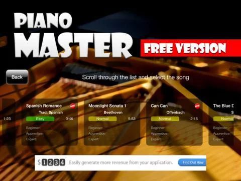 Изображение игры: Piano Master FREE