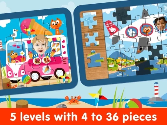 Изображение игры: Toddler Puzzles: Kids A-Z Jigsaw Puzzle Games