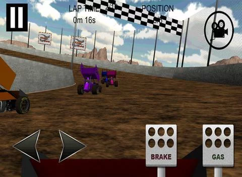 Изображение игры: Sprint Car Dirt Track Game