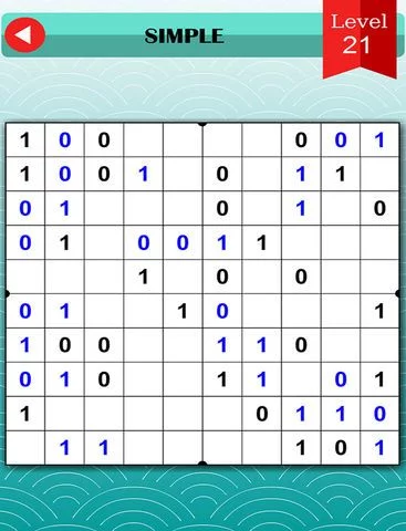 Изображение игры: Binary Puzzle (Challenge your Brain)