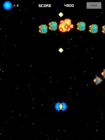 Изображение игры: A Retro Space Invader Shooter Game