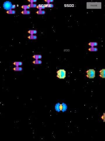 Изображение игры: A Retro Space Invader Shooter Game