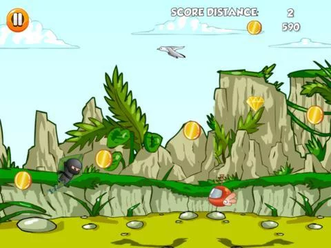 Изображение игры: A Kite Ninja