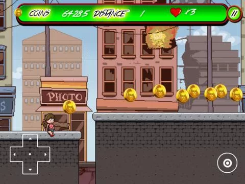 Изображение игры: A Zombie Pixel Run-ner Game