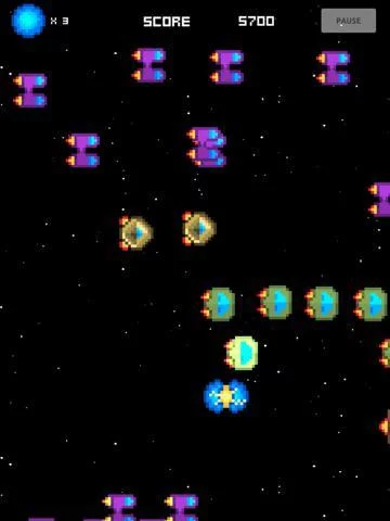 Изображение игры: A Retro Space Invader Shooter Game