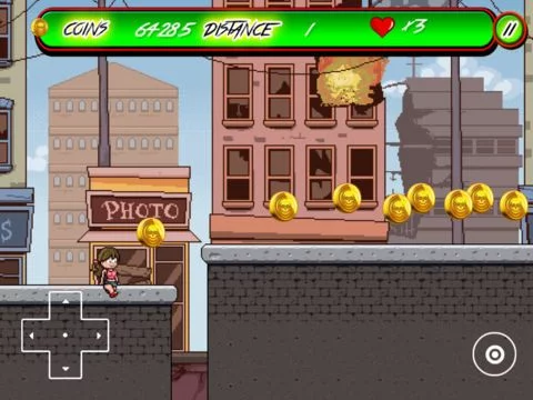 Изображение игры: A Zombie Pixel Run-ner Game