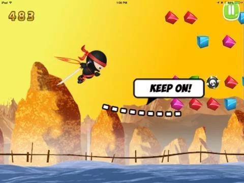 Изображение игры: Ninja Jump FREE