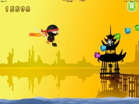 Изображение игры: Ninja Jump FREE
