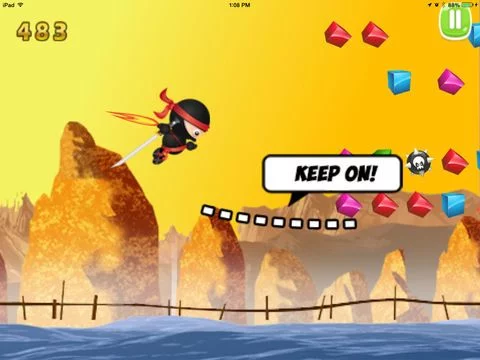 Изображение игры: Ninja Jump FREE