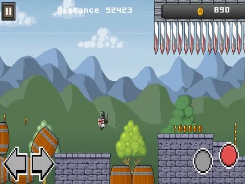 Изображение игры: A Pixel Knight Epic Game