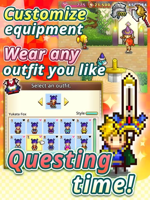 Изображение игры: Quest Town Saga