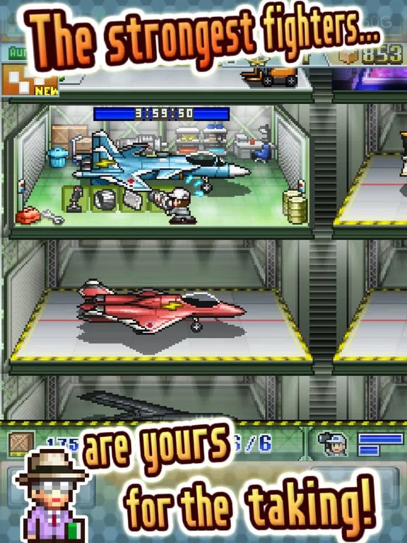 Изображение игры: Skyforce Unite!