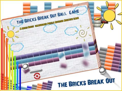 Изображение игры: The Bricks Break Out Ball Game Lite