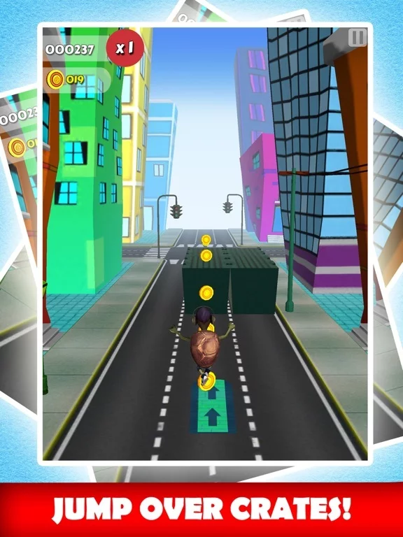 Изображение игры: Turtle Superhero Run 3D