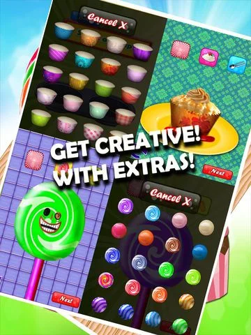 Изображение игры: Bakery Food Diner - Bake & Make Cakes Pizza Pancakes & Lollipops - Free Cooking Games For Kids