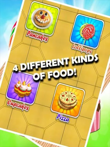 Изображение игры: Bakery Food Diner - Bake & Make Cakes Pizza Pancakes & Lollipops - Free Cooking Games For Kids