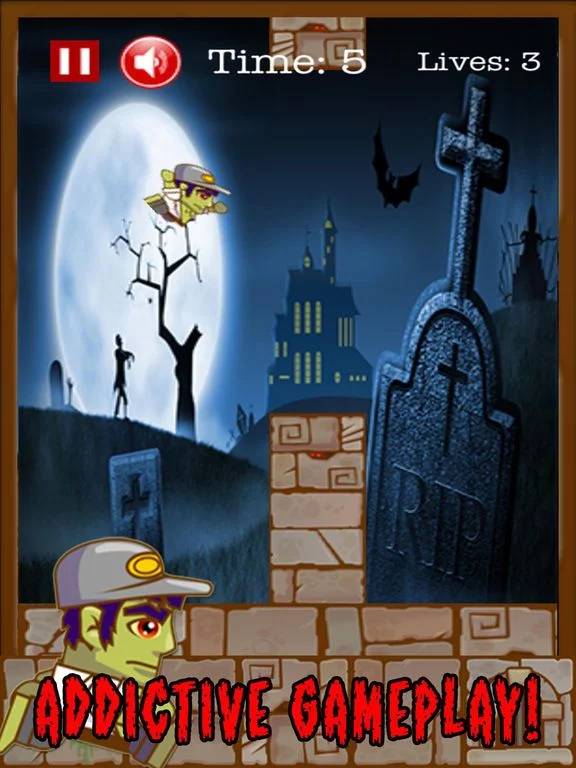 Изображение игры: Super Flying Zombie Man
