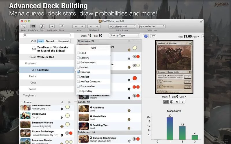 Изображение игры: Decked Builder Lite