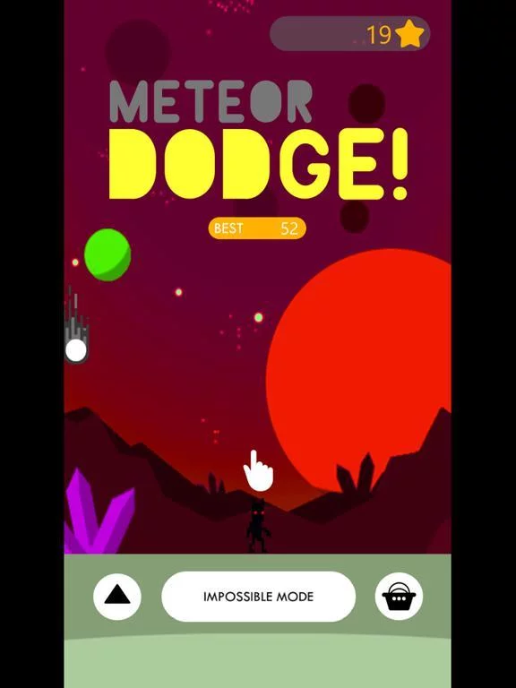 Изображение игры: MeteorDodge!