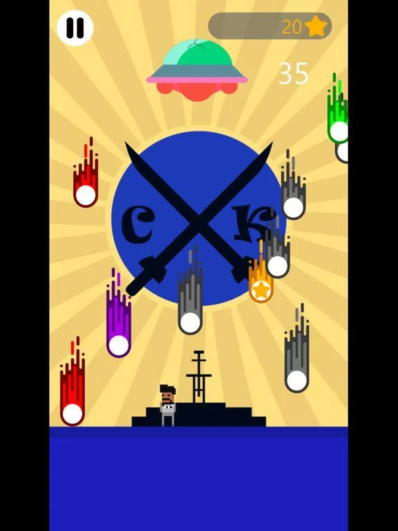 Изображение игры: MeteorDodge!