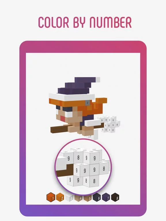 Изображение игры: Coloring Happy Pixels 3D