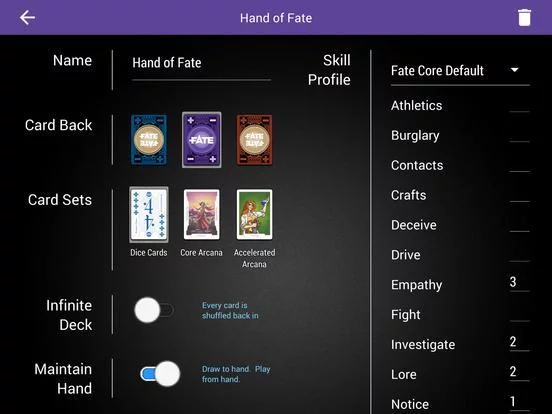 Изображение игры: Deck of Fate
