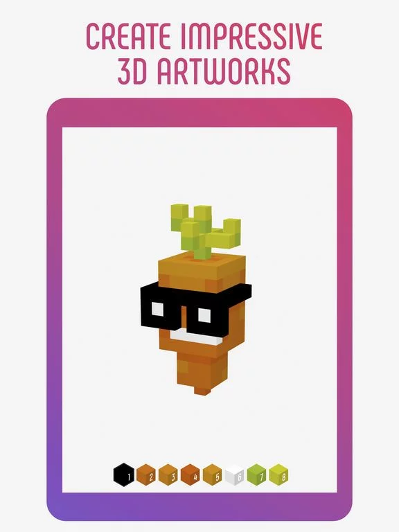 Изображение игры: Coloring Happy Pixels 3D