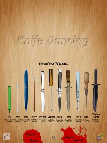 Изображение игры: Knife Dancing
