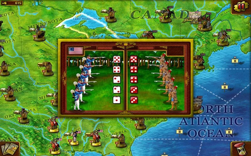 Изображение игры: Musket & Artillery - American Revolutionary War