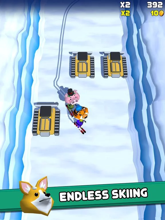 Изображение игры: Ski Zoo