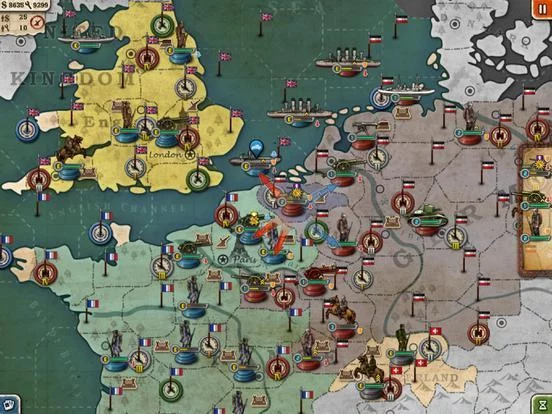 Изображение игры: European War 3 for iPad