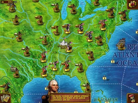 Изображение игры: Musket & Artillery: American Revolutionary War for iPad
