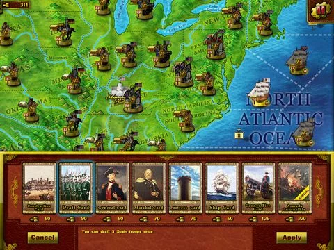 Изображение игры: Musket & Artillery: American Revolutionary War for iPad