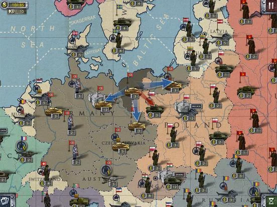 Изображение игры: European War 2 for iPad