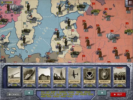 Изображение игры: European War 2 for iPad