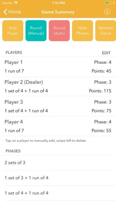 Изображение игры: Phase 10 Score Keeper