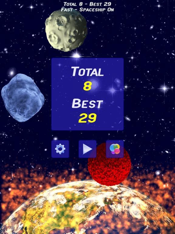Изображение игры: Tap the Asteroids Pro