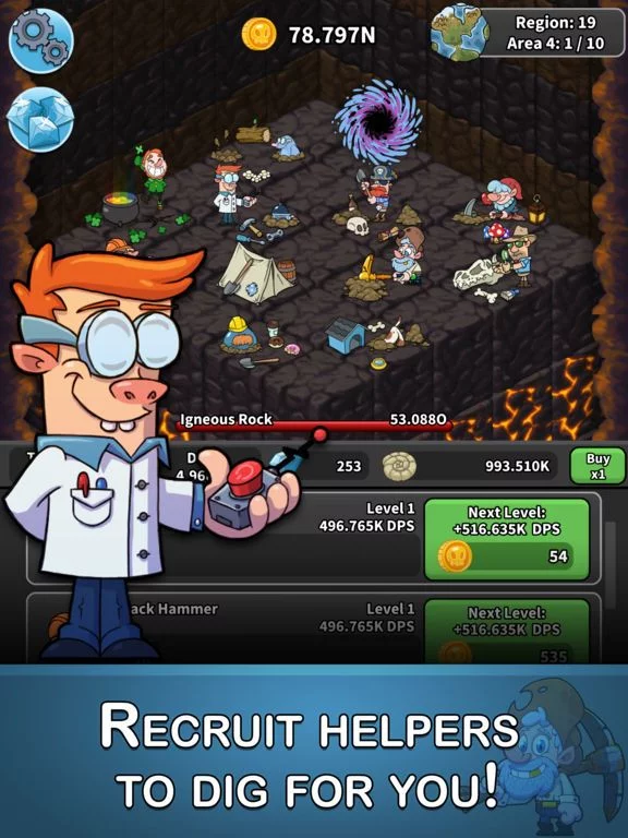 Изображение игры: Tap Tap Dig - Idle Clicker
