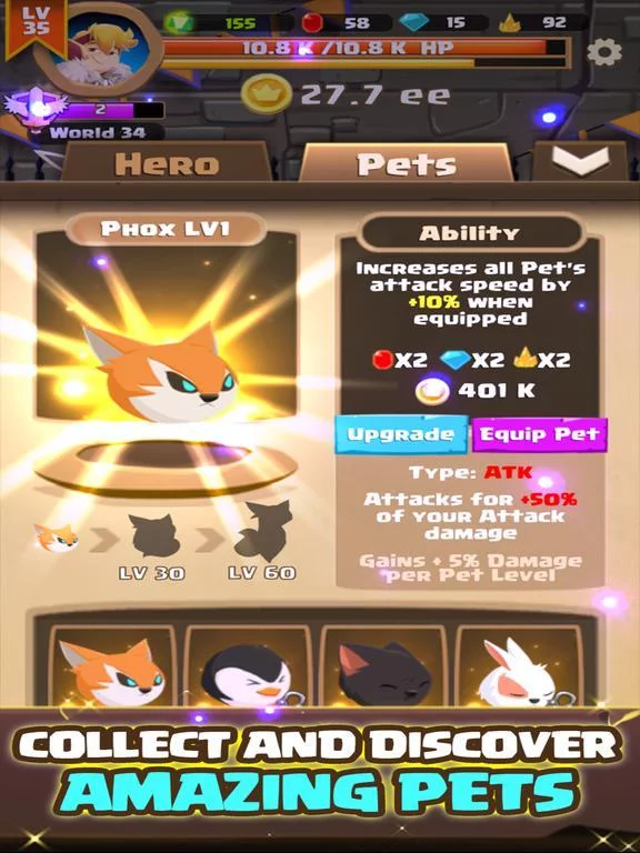 Изображение игры: Clicker Knight