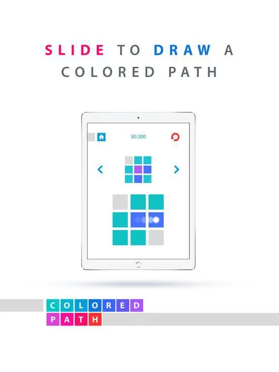 Изображение игры: Colored Path Fingers
