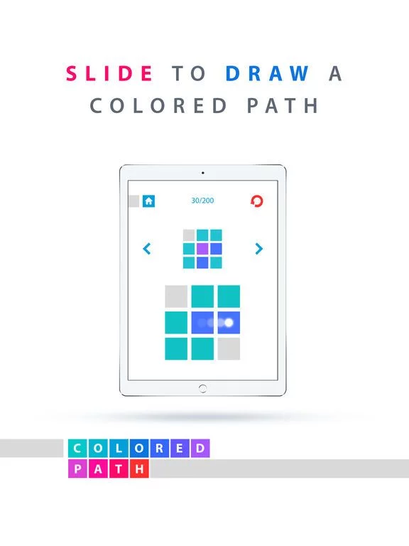Изображение игры: Colored Path Fingers