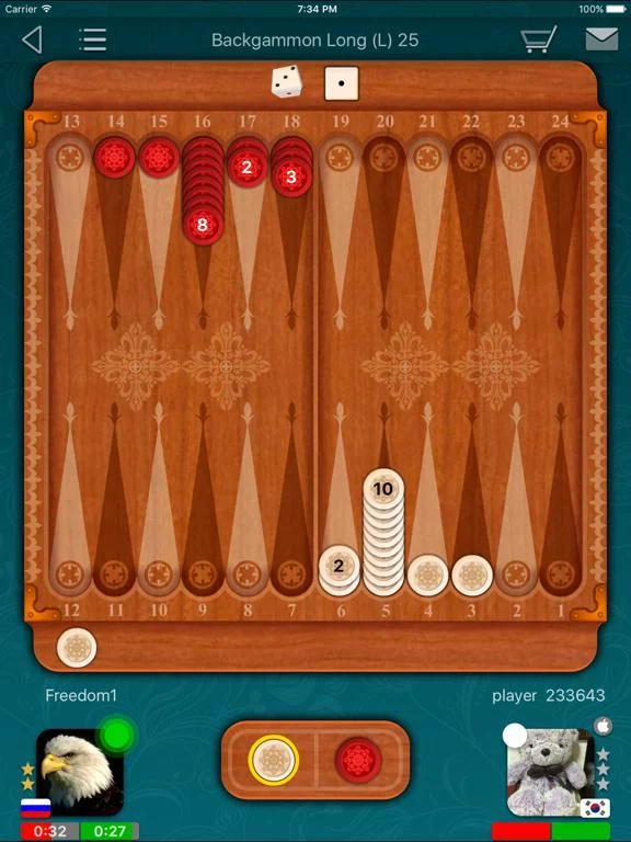Изображение игры: Backgammon LiveGames