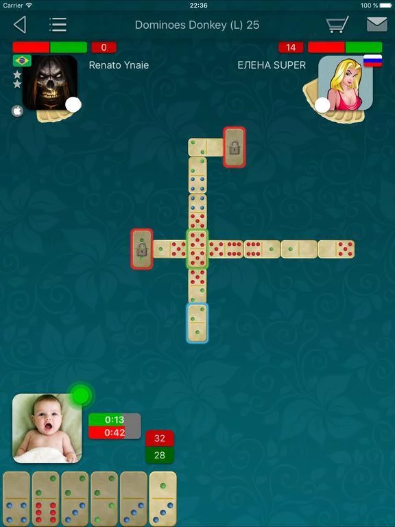 Изображение игры: Dominoes LiveGames