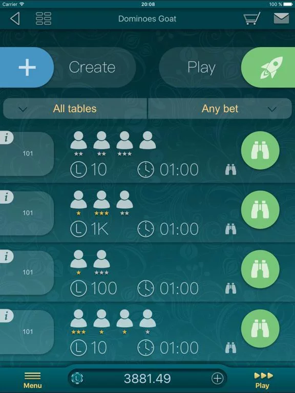 Изображение игры: Dominoes LiveGames