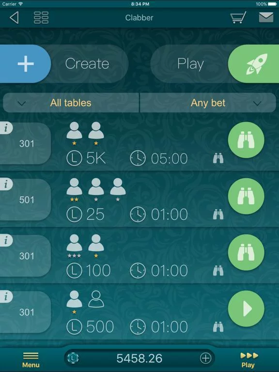 Изображение игры: Clabber LiveGames