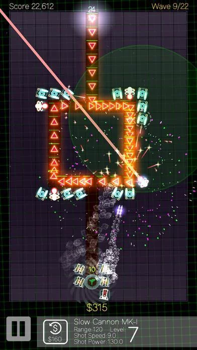Изображение игры: neoDefense - Tower Defense
