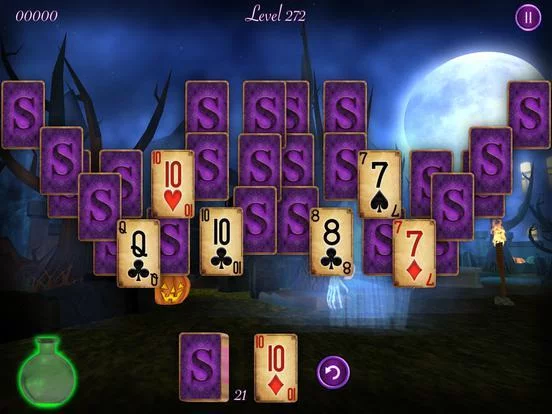Изображение игры: Haunted Mansion Solitaire