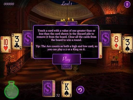 Изображение игры: Haunted Mansion Solitaire