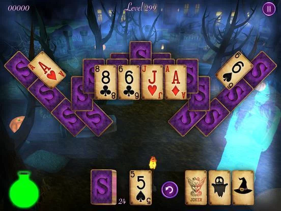 Изображение игры: Haunted Mansion Solitaire